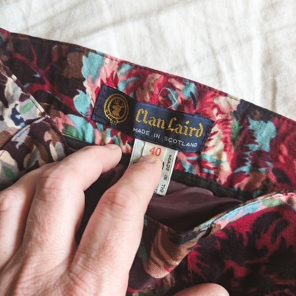 🐑Vintage 70s Clan Laird Scotland Wool Skirt - XS - Picture 7 of 9